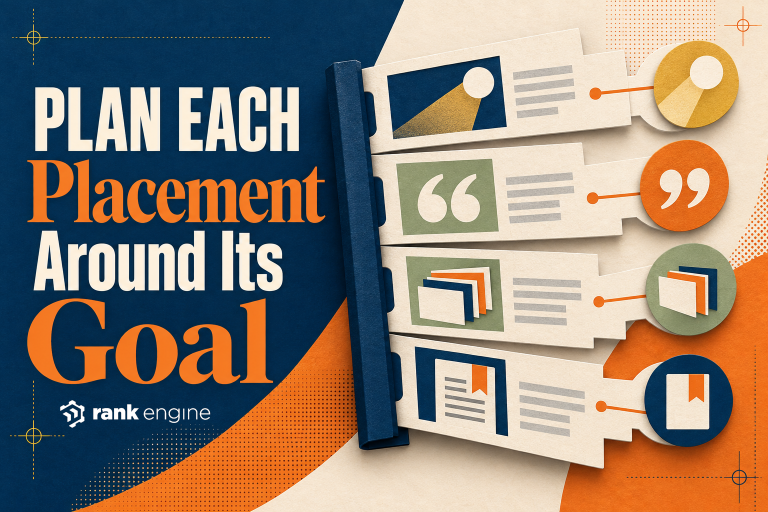 Plan Each Placement Around Its Goal